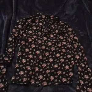 Long sleeve floral shirt